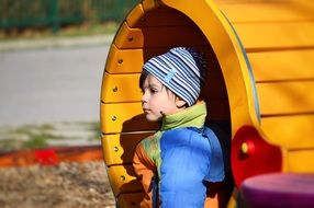 Big in hat and coat