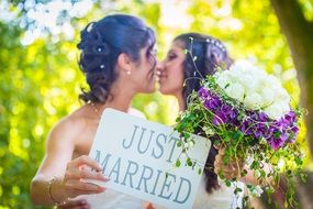 wedding of two lesbians