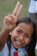 cambodia girl smile