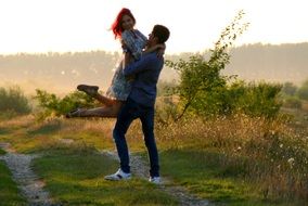 love pair hug