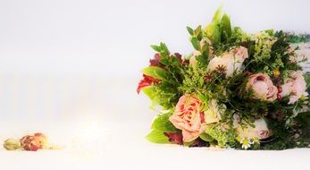 wedding bouquet of flowers