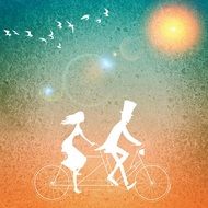 tandem pair drawing