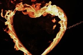 fire heart show