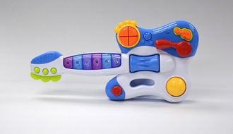 bright toy piano for the child
