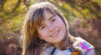 Portrait of smiling child