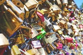 many love locks