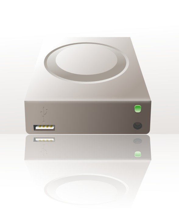 disk external usb drawing