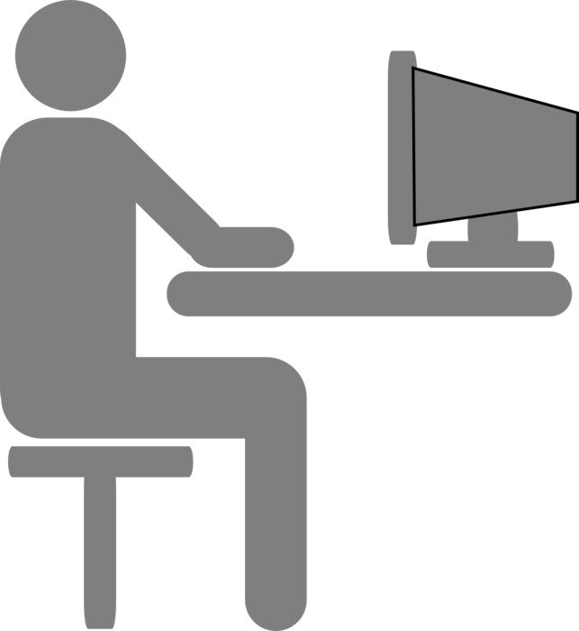 user desk drawing