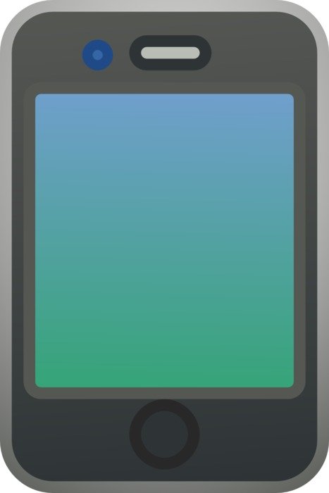 touchscreen of smartphone