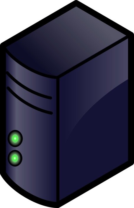 server case with green buttons