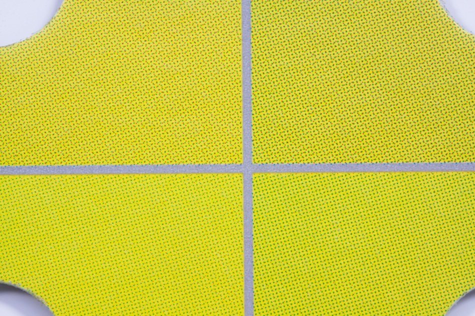 graphic image of yellow typographic paint