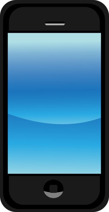 black iphone drawing