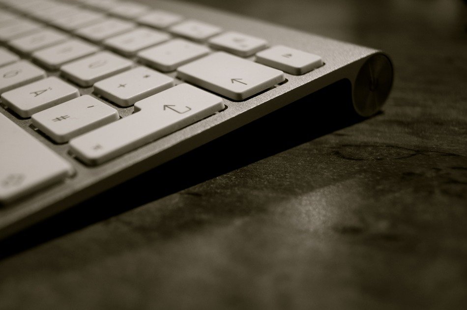 part of keyboard, black and white