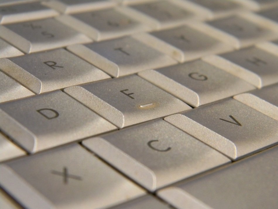computer white keypad