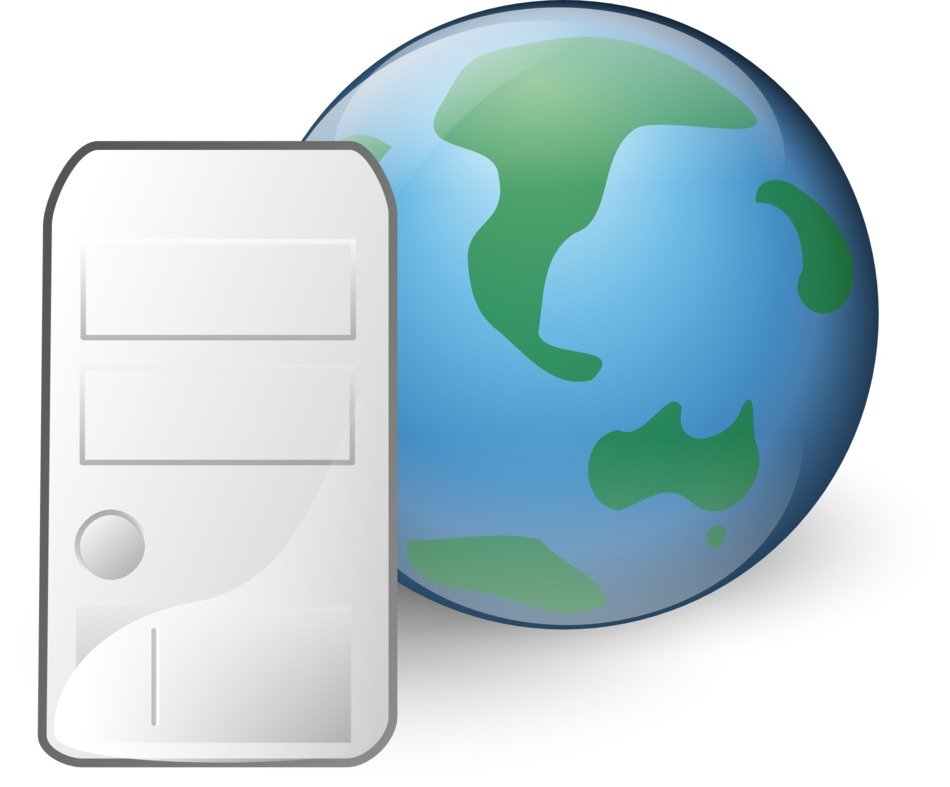 drawing server near the globe