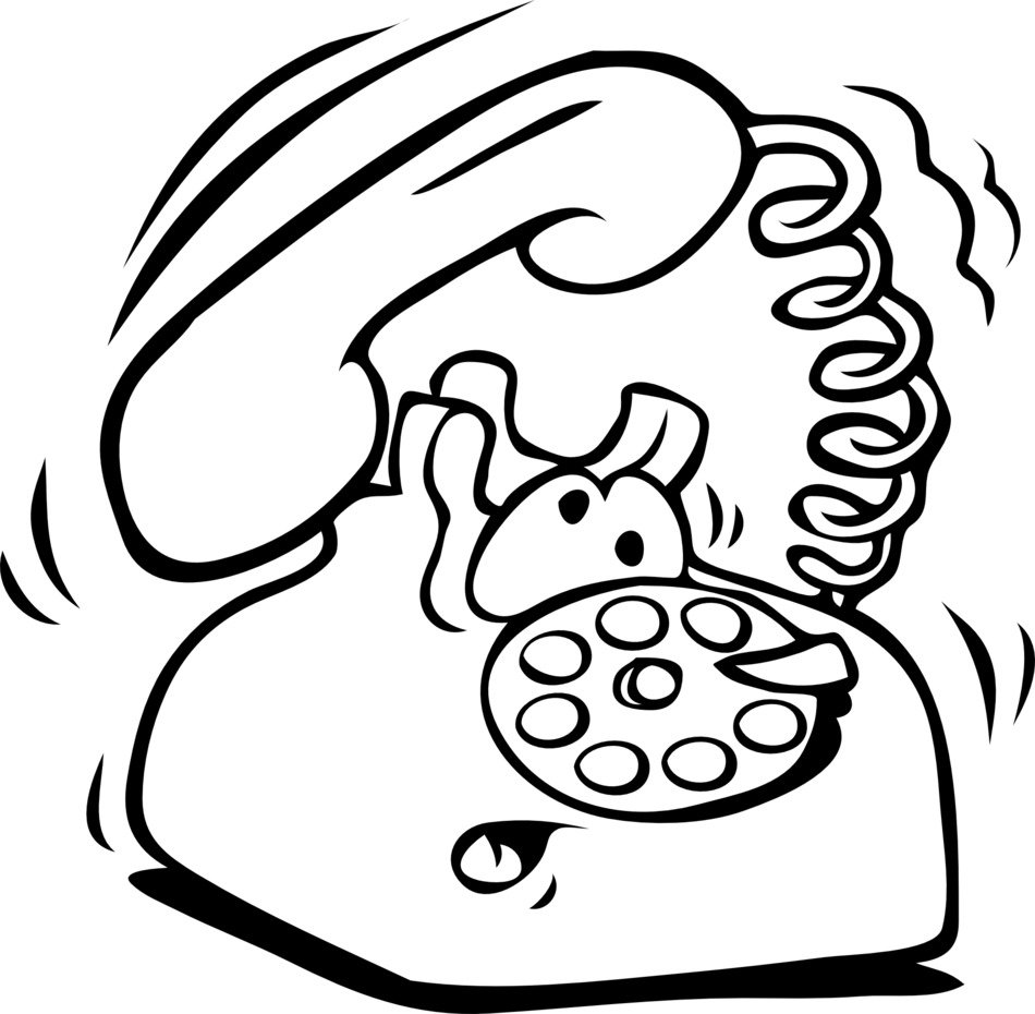 comic animated phone
