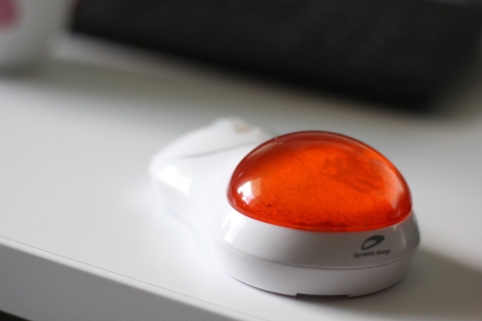 Button on the mouse