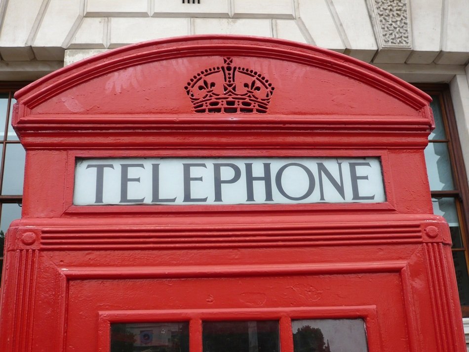 red phone booth on the streets of london