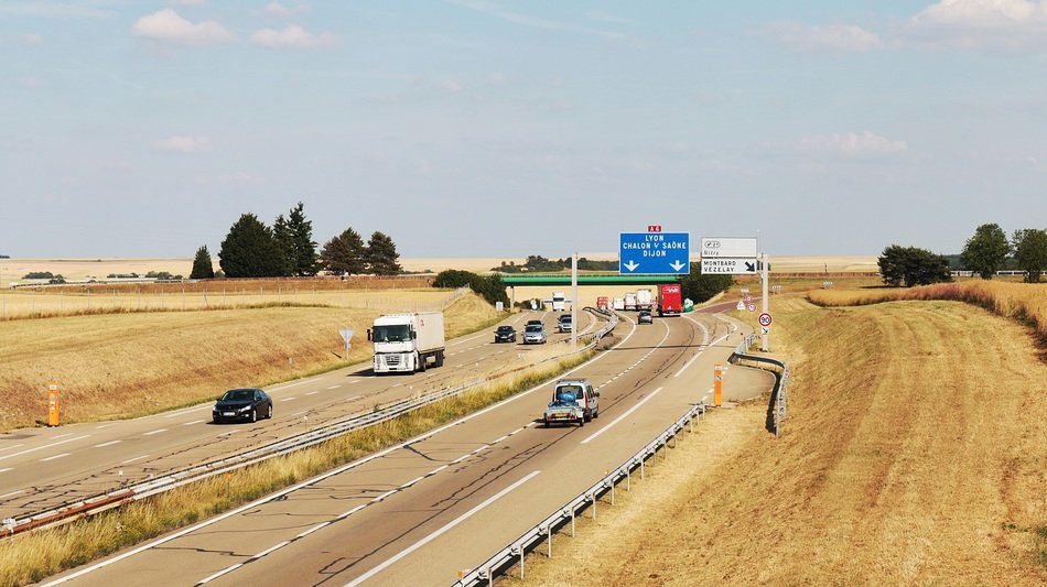 riding transport on a highway