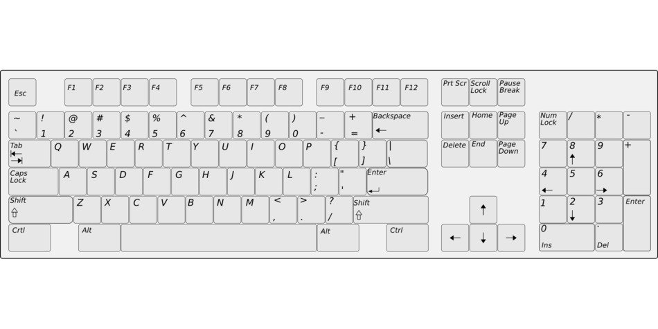 Keypad pc drawing free image download