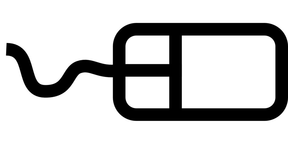 drawings of a computer mouse with a wire