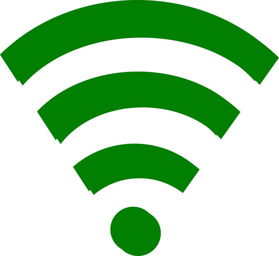Picture of green wireless wi-fi