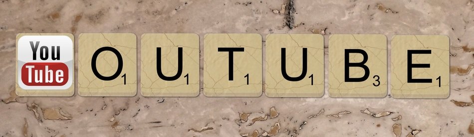 the word youtube on wooden squares
