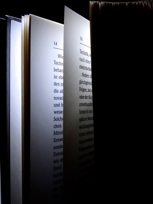 illuminated book pages