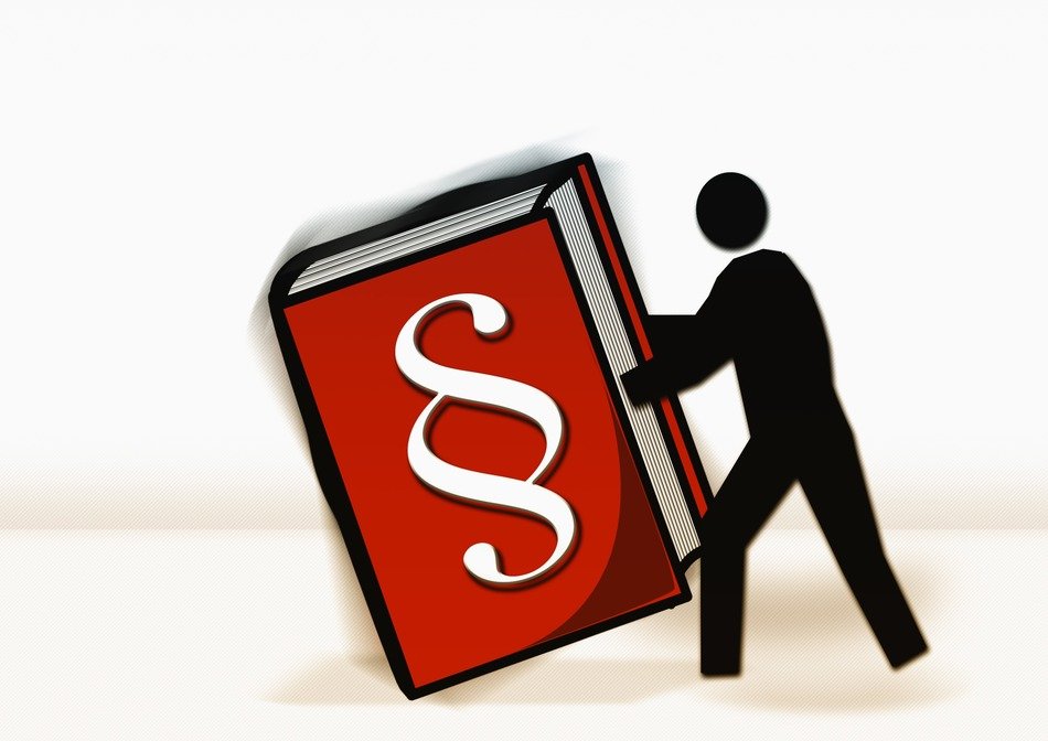 clause sign on a red book