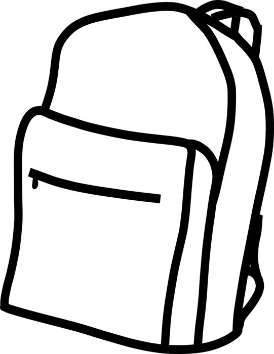 graphic image of a school backpack