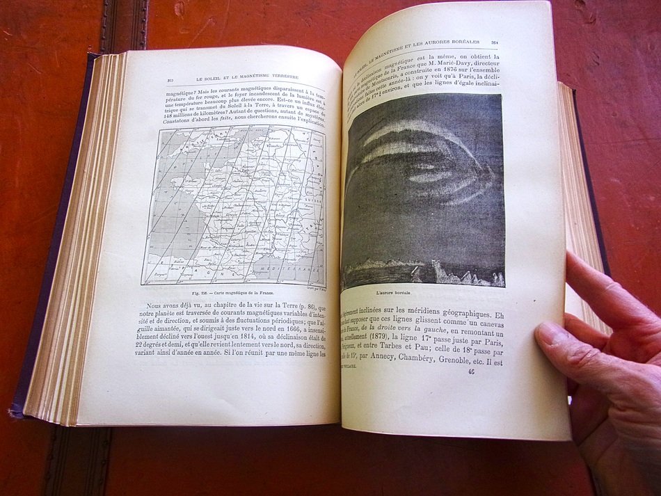 Leafing through a book