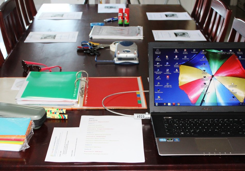 table with subjects for learning
