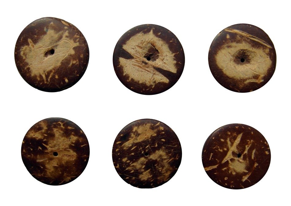 Wood beads for the school