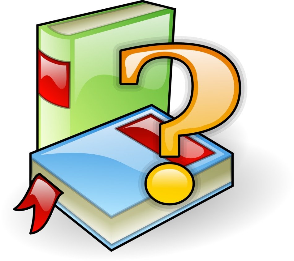 Sign of the helpbooks clipart