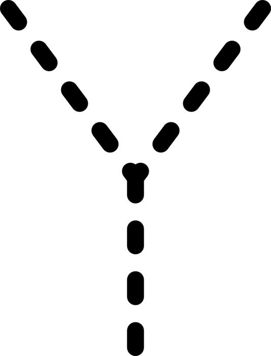 dotted capital Y