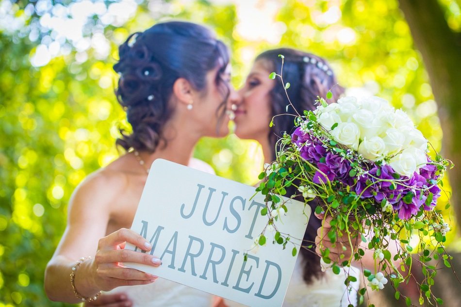 wedding of two lesbians
