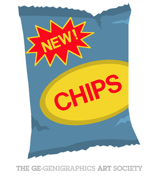 Potato Chip Bag Drawing Free Image Download