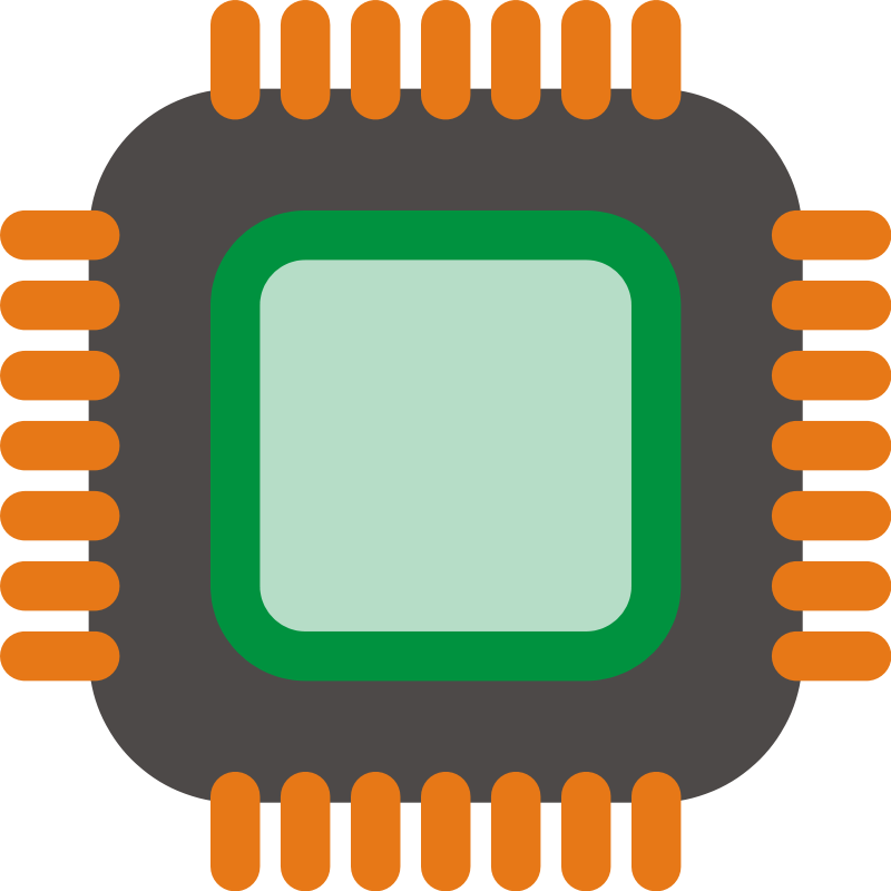 Computer Chip drawing free image download