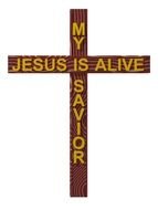 inscriptions on the cross as a picture for clipart