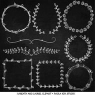 Chalkboard Borders Clip Art N4