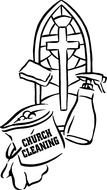 Clipart of Church Clean Up Day