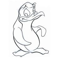 Penguin Tattoo Design Drawings