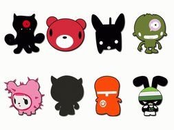 Cute Heart Icons drawing
