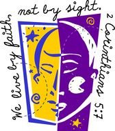 clipart of the yellow and purple Scripture