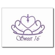 Purple Sweet 16 Clip Art