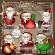 Santa Claus 1 Whimsical Clip Art By Alice Smith