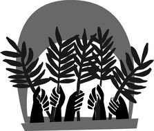 Jesus Palm Sunday drawing