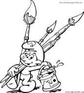Smurfs Coloring Pages N3