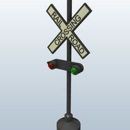 Railroad Crossing Sign N11