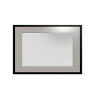 gray frame on a white background